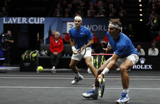 Dream Team: For first time Roger Federer and Rafael Nadal join forces for doubles match