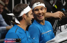 Roger Federer and Rafael Nadal played doubles together and started the greatest bromance