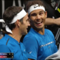 Roger Federer and Rafael Nadal played doubles together and started the greatest bromance