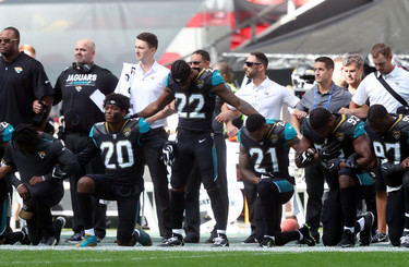 About two dozen players kneel for national anthem in London + poll