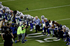 Dallas Cowboys become latest team to take a knee in opposition to Trump