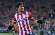 Coming home: Diego Costa completes £58 million transfer from Chelsea to Atletico