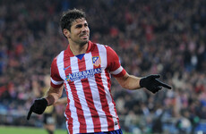 Coming home: Diego Costa completes £58 million transfer from Chelsea to Atletico