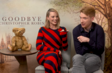 Domhnall Gleeson's hidden talent is armpit farting and Margot Robbie can't cope with it