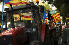 Catalonia referendum: Tractors roll in and buildings occupied to support independence vote