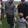 Rory McIlroy absolutely made this young fan's life by handing him his golf ball