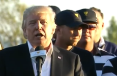 Donald Trump has dedicated a golf tournament victory to hurricane victims