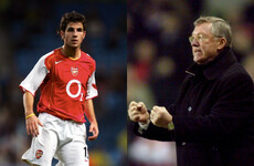 13 years after tunnel bust-up, Cesc Fabregas finally admits to throwing pizza at Fergie's face