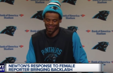 NFL's Cam Newton draws heavy criticism for disrespectful remark to a female reporter