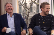 Ryan Gosling and Harrison Ford got awful giddy in this interview with ITV's Alison Hammond