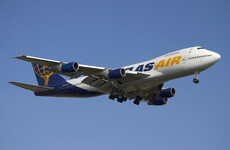 What kind of weapons were six US airplanes refused access to Ireland carrying?