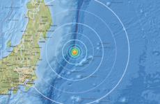 Powerful earthquake hits off the coast of eastern Japan