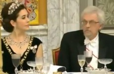 Video: Finnish president's husband caught checking out Danish princess's cleavage