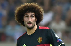 Fellaini to miss Liverpool clash after Belgium confirm MCL injury