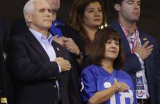 Vice President Mike Pence walks out of NFL game after players kneel for anthem