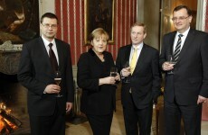 Taoiseach meets Angela Merkel and 'Super Mario'