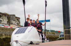 Three Irish doctors and a businessman are rowing across the Atlantic for charity
