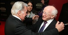 New BFFs: Martin Sheen meets Michael D