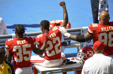 Chiefs looking to extend unbeaten run as anthem protest comes under focus again