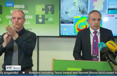 Deaf groups say their members haven't been able to get the Ophelia news they need
