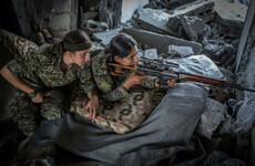 US-backed forces have driven the Islamic State out of its former 'capital'