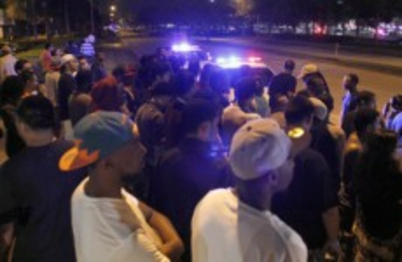 Florida riot police break up crowds gathered for hyped Nike release