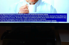 See the Ophelia warnings on TV on Sunday? That was Ireland's emergency broadcasting system in action