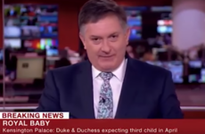 This BBC News reporter literally could not care less about Kate Middleton's due date