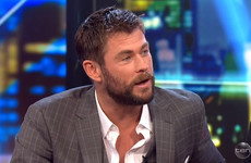 Chris Hemsworth was pretty unimpressed when a TV presenter revealed a Thor spoiler live on air