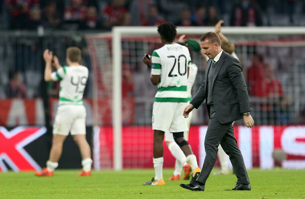 Celtic not on Bayern’s level, says Rodgers following Munich mauling