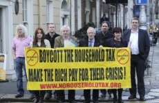Protests against Household Charge to take place today