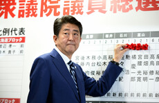 Japan's Abe storms to 'super-majority', promises to 'deal firmly' with North Korea