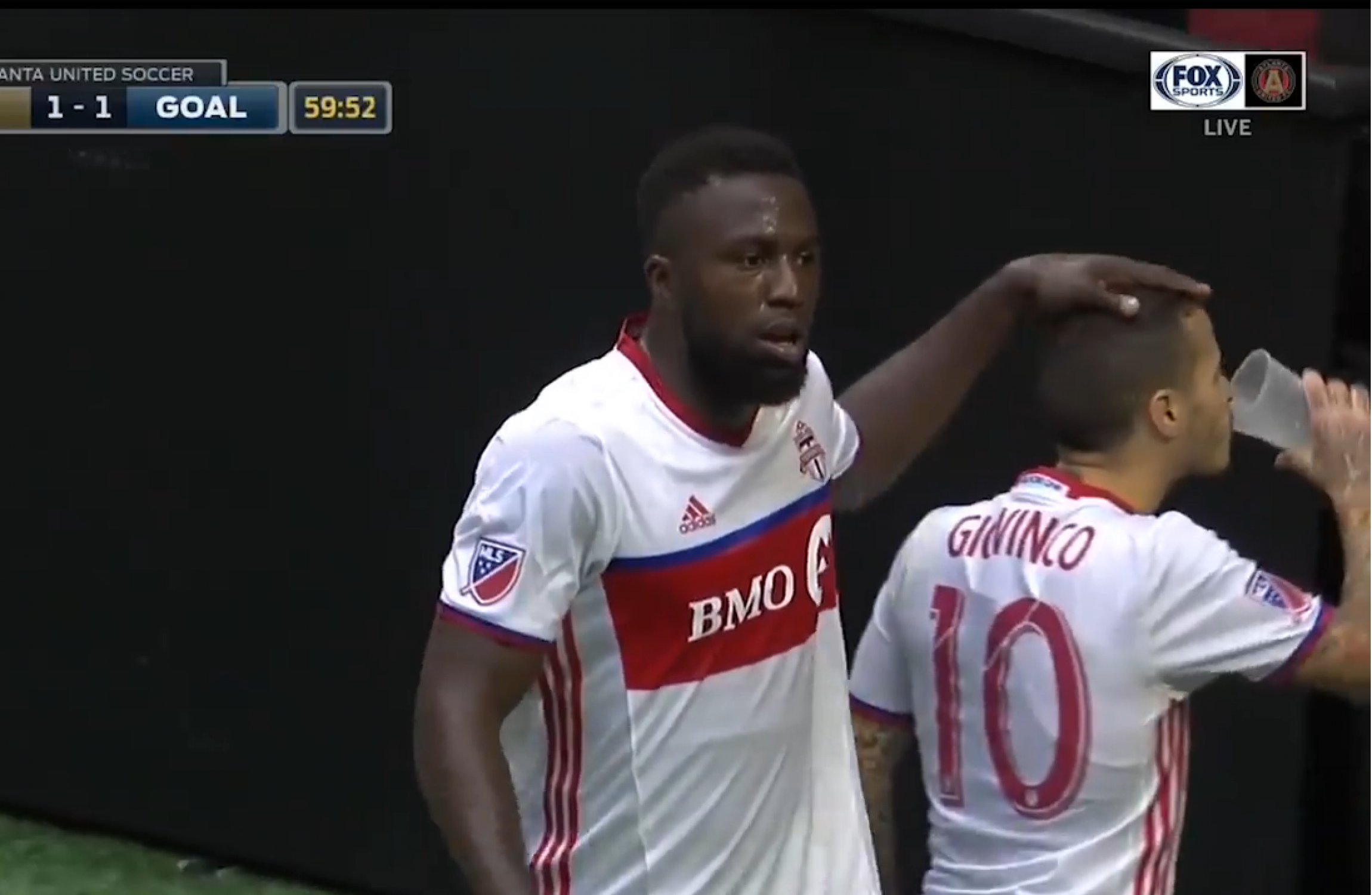 Giovinco Takes A Swig Of Beer Launched From The Crowd At Toronto FC ...