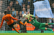 Claudio Bravo the penalty hero as Man City scrape through