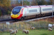 Reds fans stuck after train derails in Cheshire