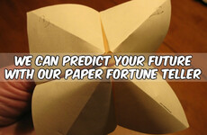 We Can Predict Your Future With Our Paper Fortune Teller