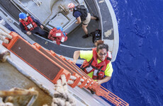 US sailors and two dogs rescued after five months lost at sea