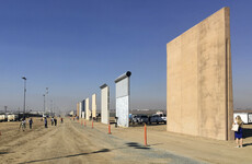 The first prototypes for Trump's Mexican wall have been unveiled - and here are the pics