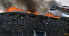 Firefighters battle huge warehouse blaze on Dublin's northside