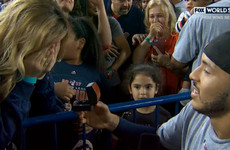 An Astros player proposed to his girlfriend during a live TV interview after winning the World Series