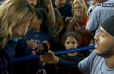 An Astros player proposed to his girlfriend during a live TV interview after winning the World Series