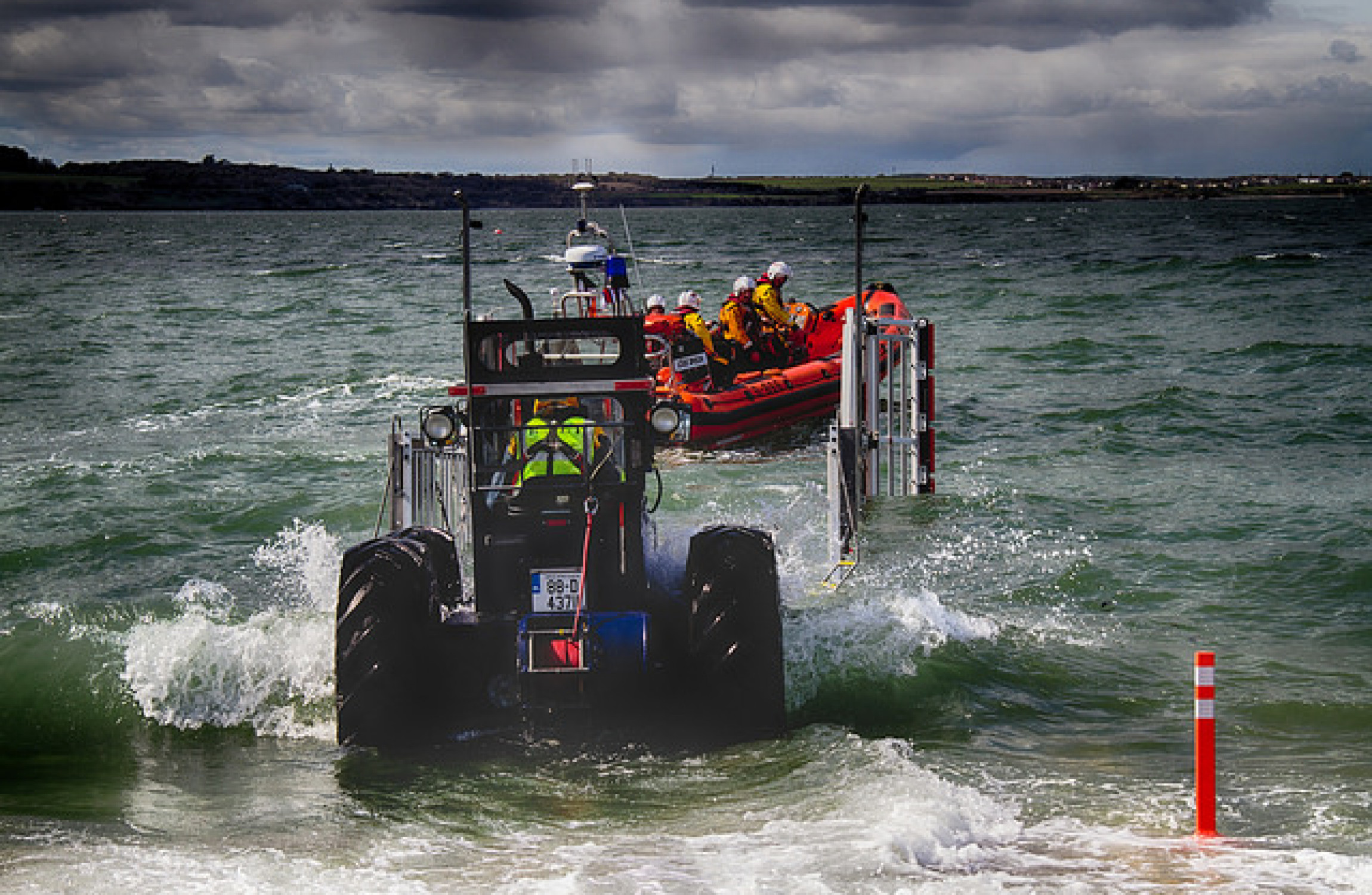 Two Men Rescued From Sinking Fishing Boat That Was 'almost Underwater'