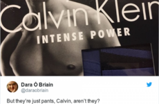 Dara Ó Briain is very confused by the way that Calvin Klein are marketing their underwear