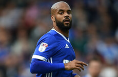 Good timing! David McGoldrick heads 7th goal of the season before flying in to Ireland camp