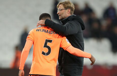Gini Wijnaldum was so sure he wouldn't play against West Ham, he didn't even bring his boots