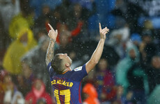 Barcelona's Paco Alcacer comes in from the cold to be their two-goal hero against Sevilla