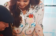 Scarlett Moffatt wore a dress with a seriously unfortunate pattern on Channel 4 this morning