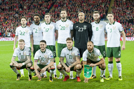The Irish team (file pic).