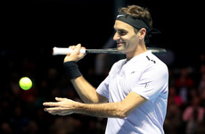 'When I took it off I felt naked - it felt nice and snug': Roger Federer played in a kilt tonight