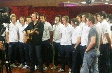 Here's today's behind-the-scenes pic from the Ireland camp